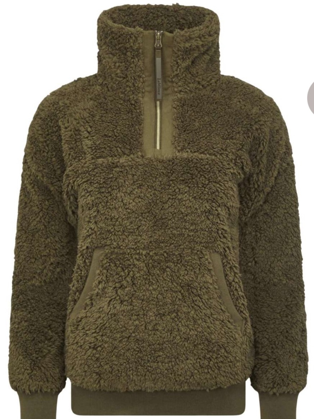 Le Mieux Sherpa 1/4 Zip Pullover Fleece  US 2 / small